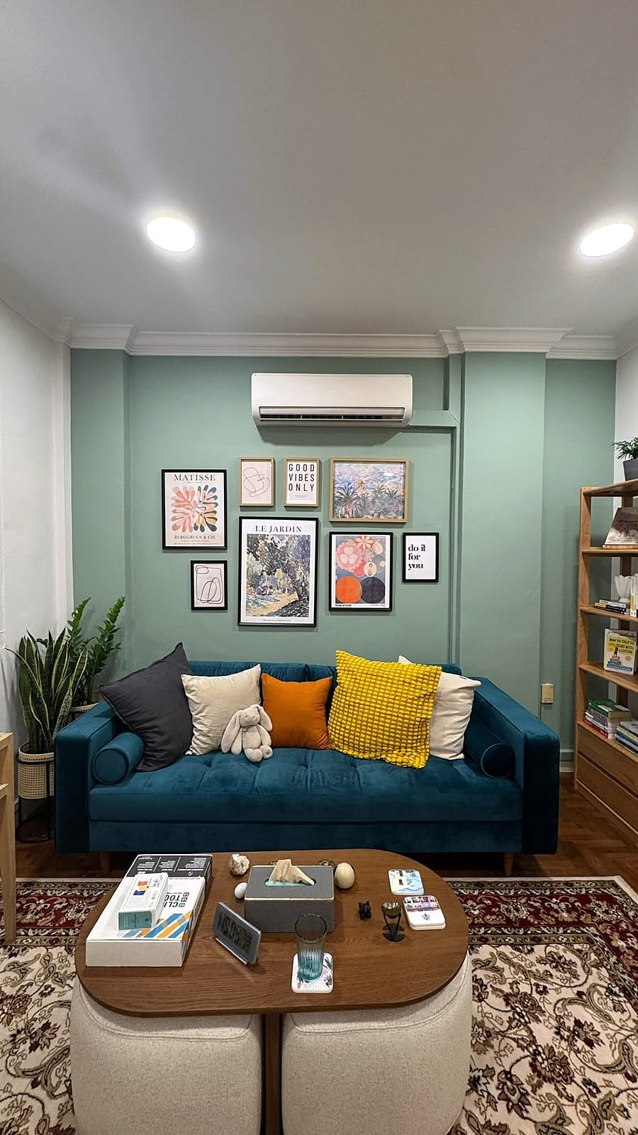 Therapy Practice, Sofa and gallery wall