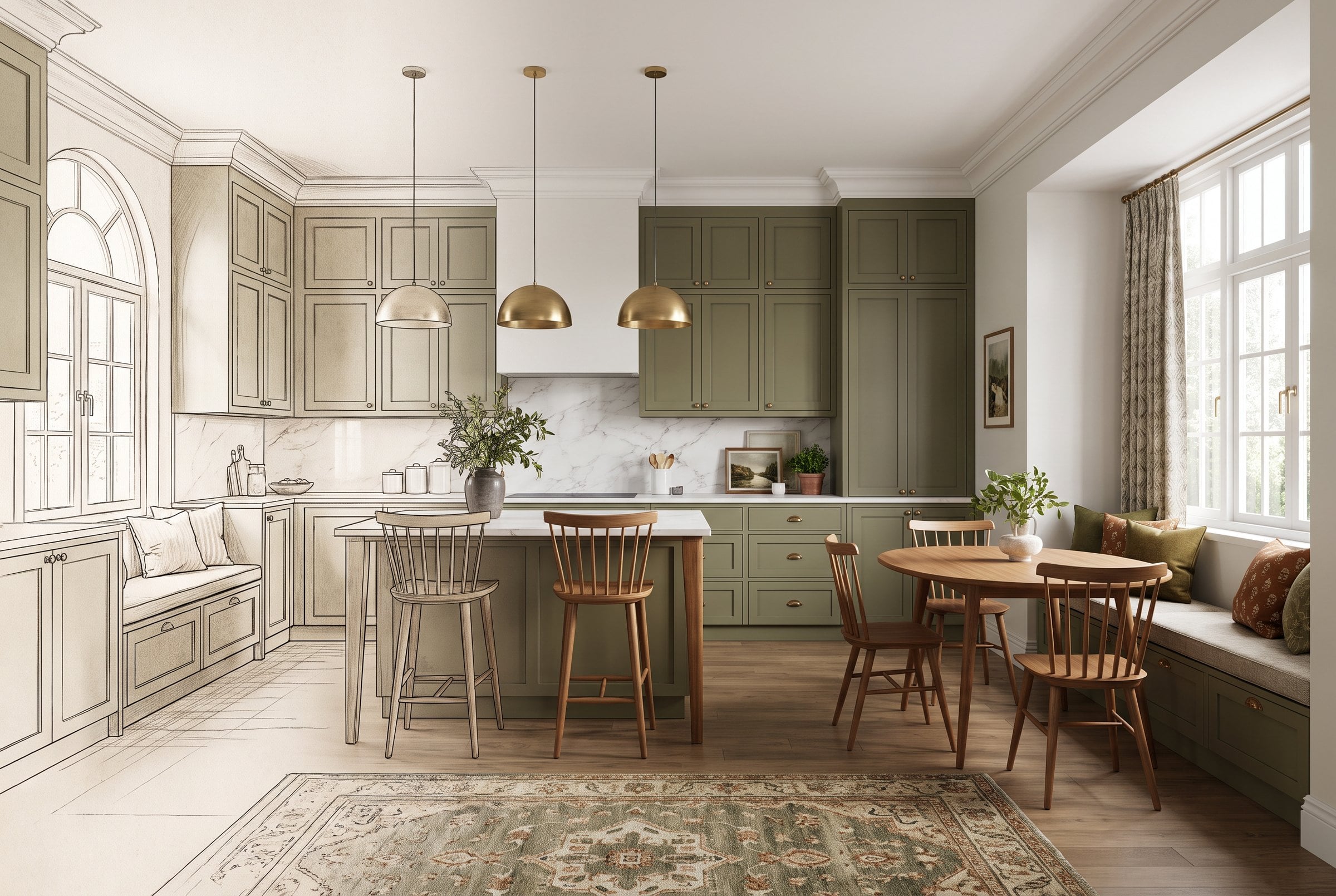 Hollis, Kitchen and breakfast room