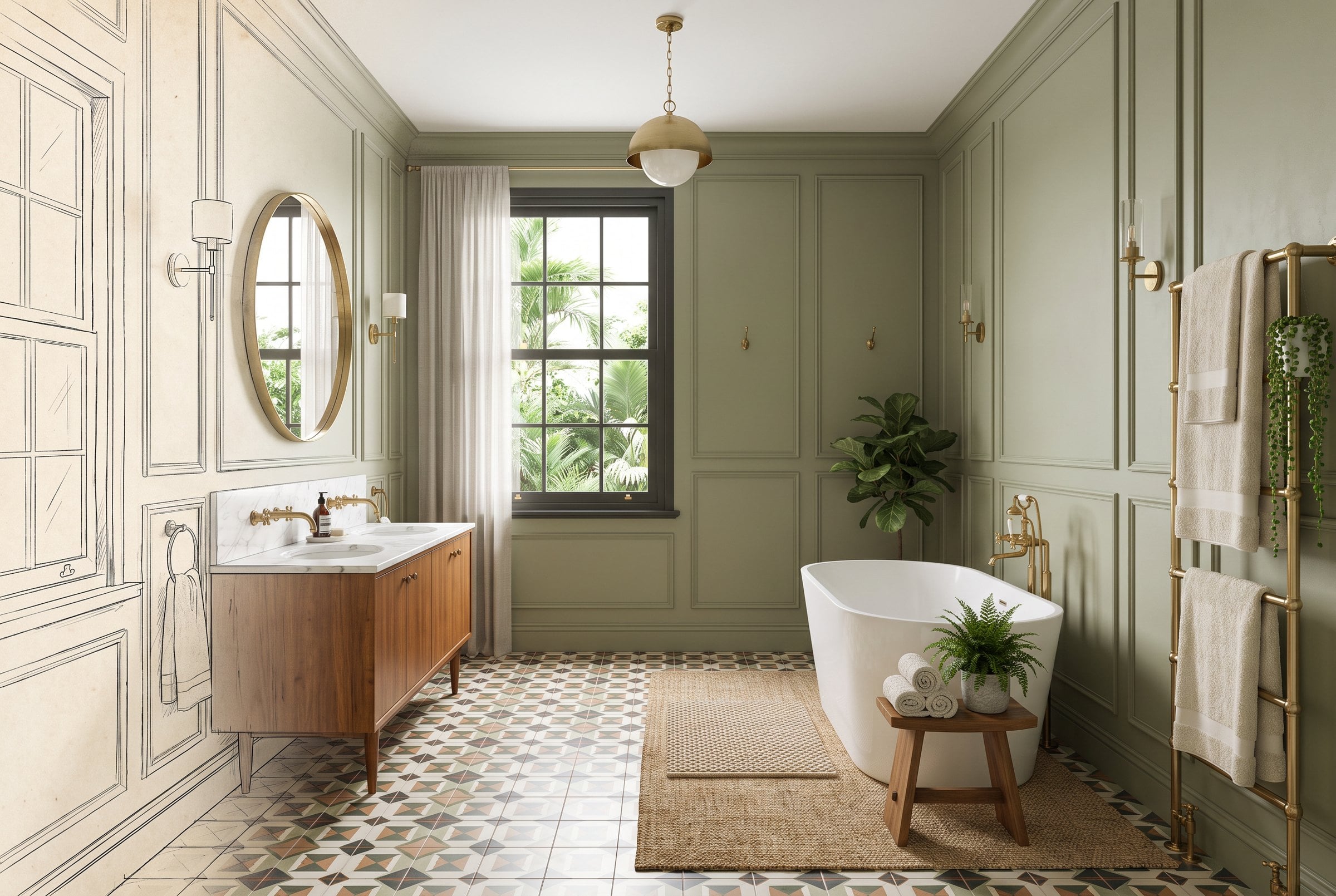 Hollis, Bathroom