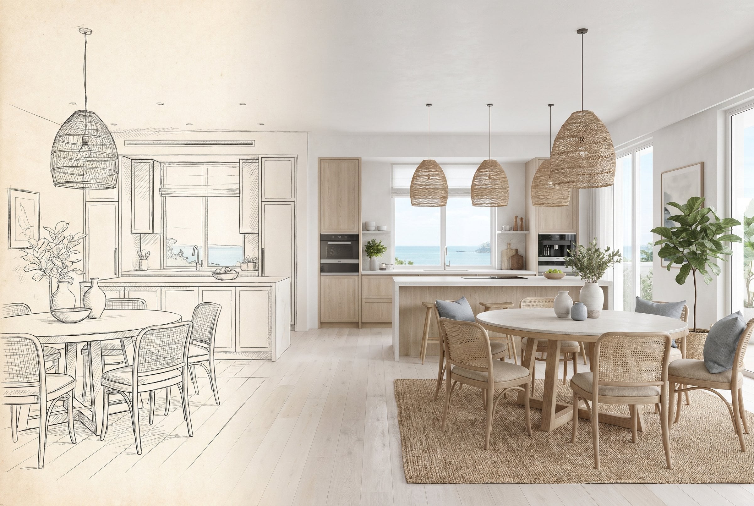 Ondine, Kitchen and dining