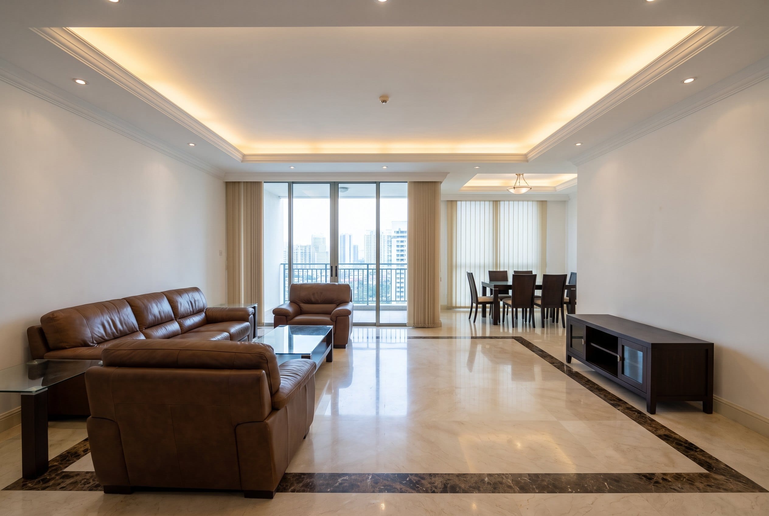 Condominium living & dining, before